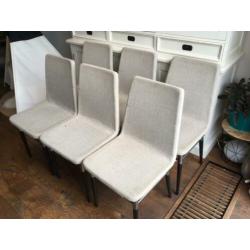 6 fijne, stevige Ikea Preben eetkamerstoelen