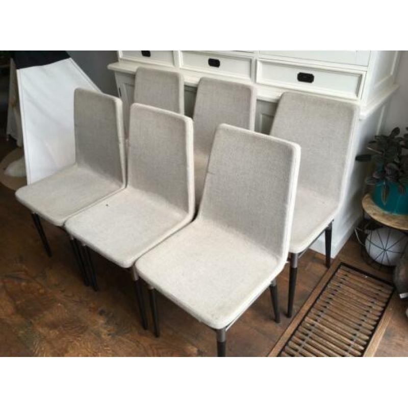 6 fijne, stevige Ikea Preben eetkamerstoelen