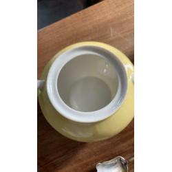 Limoges suikerpot met suikerschep (w)