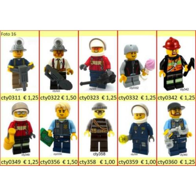 Lego poppetjes - Minifiguren vanaf € 1,00 per stuk - 2MF280