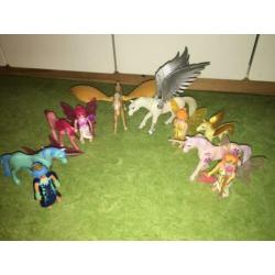 Playmobil, eenhoorn & pegasus set.