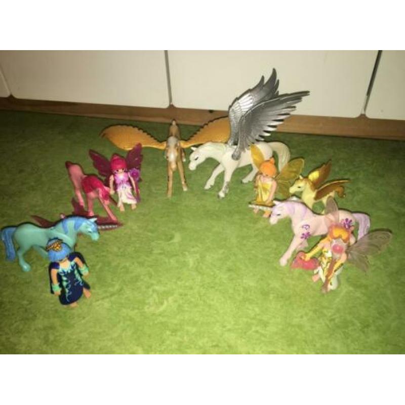 Playmobil, eenhoorn & pegasus set.