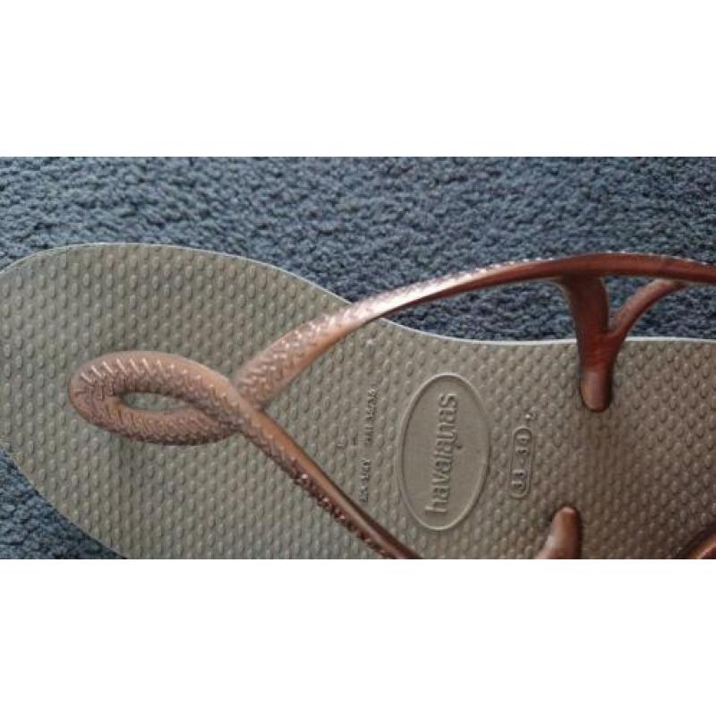 Havaianas rosé gold