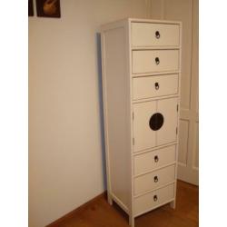 Mooie Chinese witte ladenkast