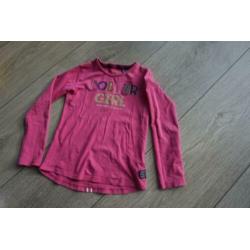 Twee Roze shirts maat 122/128, Ralph Lauren en Quapi