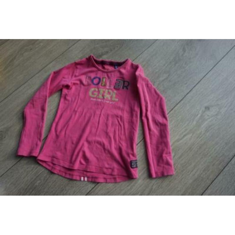 Twee Roze shirts maat 122/128, Ralph Lauren en Quapi