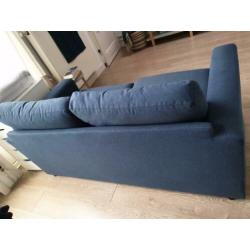 Donkerblauwe slaapbank van MADE
