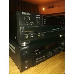 Fm stereo receiver met dolby surround en cd speler