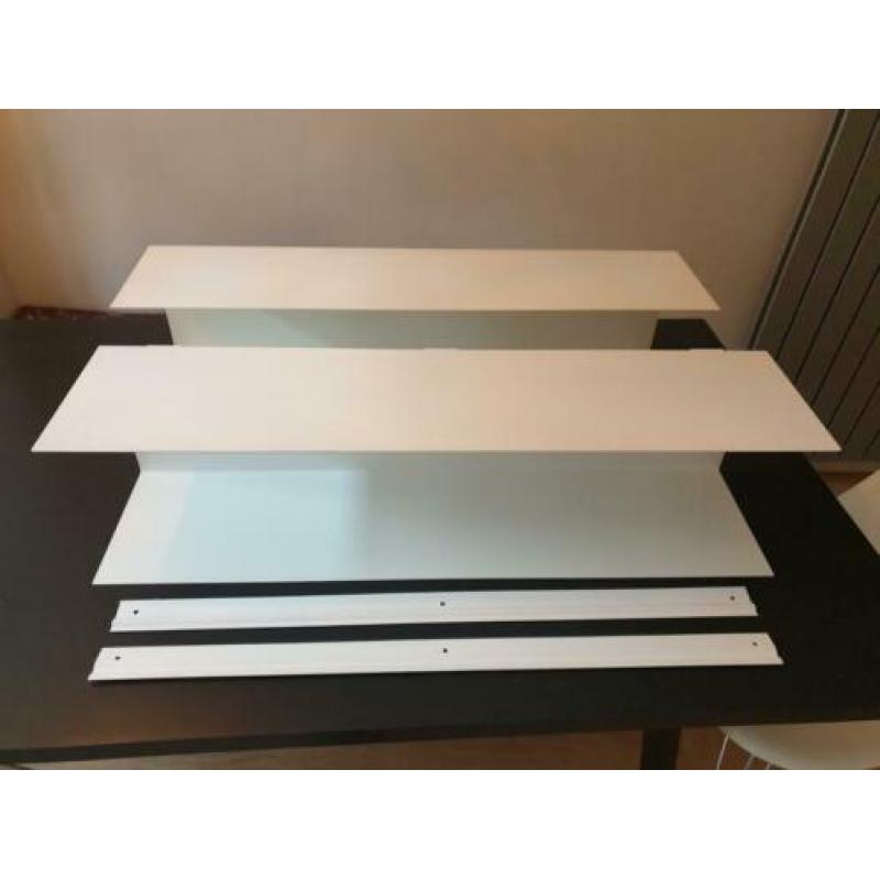2 Ikea Wandplanken Botkyrka Wit