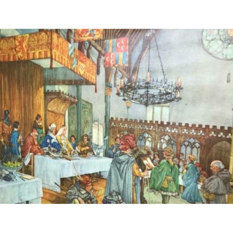 ??Sprooksprekers in de Ridderzaal 1394 | Isings | Oprolbaar