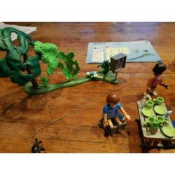 5435 playmobil camping, kamperen met tent