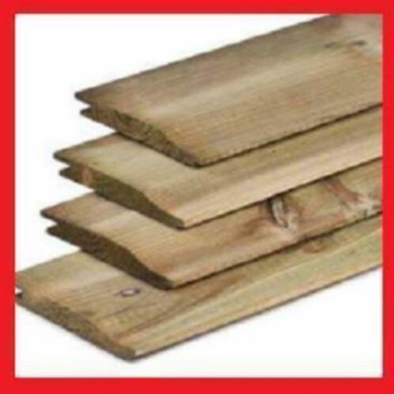 Rabatdelen Planken voor Schutting geïmpregneerd Grenen hout
