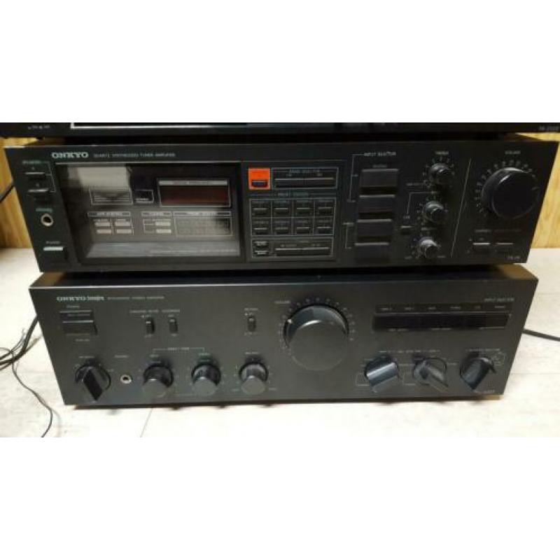 onkyo integra versterker set radio Sony hi fi