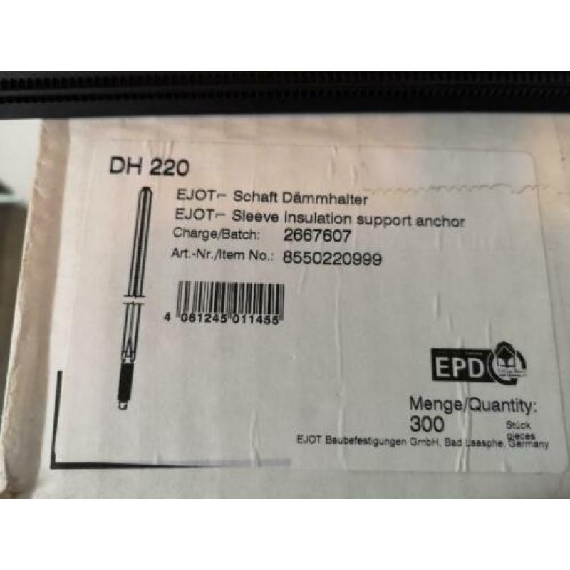 EJOT isolatieanker DH140, DH220, DH-90