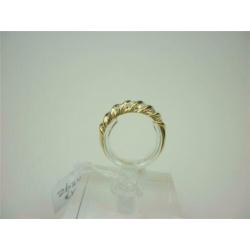 Ring goud met ca 0.10K diamanten / Z6240