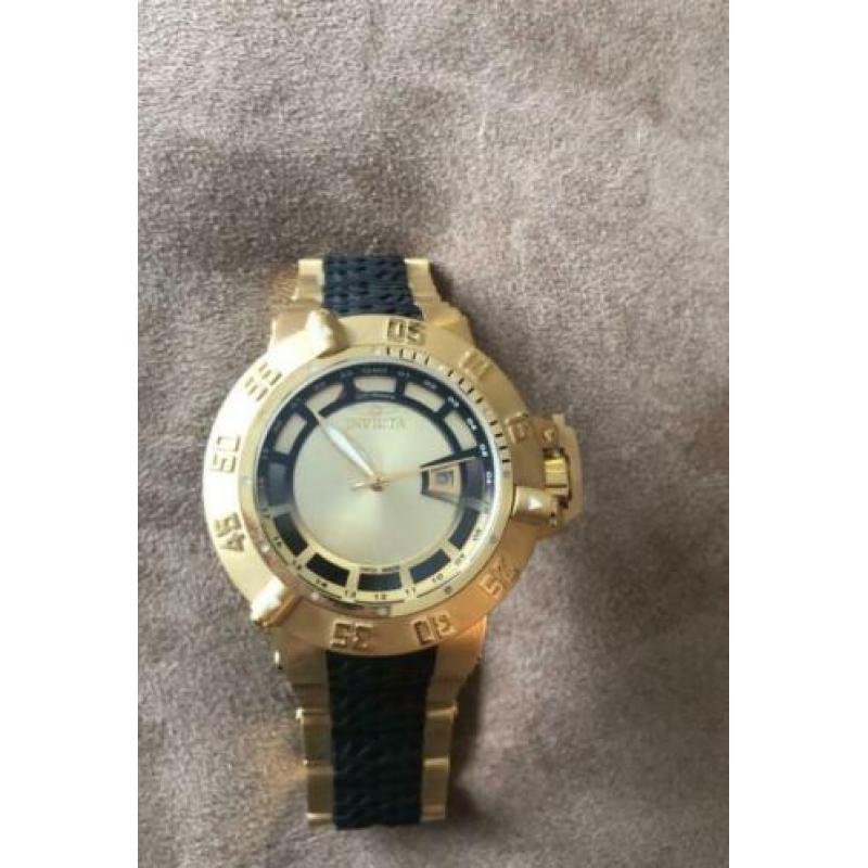 Invicta Subaqua Noma III Gold Plated Swiss Made 6511 Steel