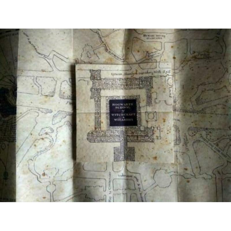 Harry potter marauders map replica