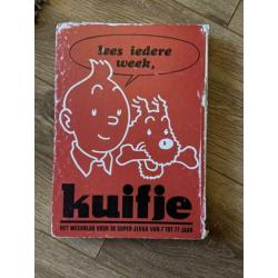 Oud boek Kuifje met meer dan 600 bladzijdes!