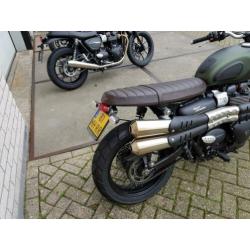 Triumph Street Scrambler met vele accessories