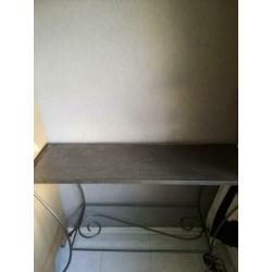 Mooie smeed ijzeren bijzettafel/hal tafel/ sidetable