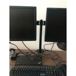 Monitorbeugel voor 2 schermen