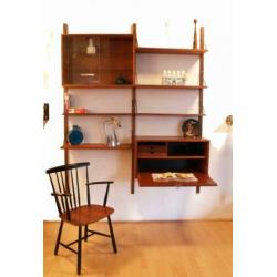 p) Poul Cadovius jaren 50 wandsysteem - Deens vintage design