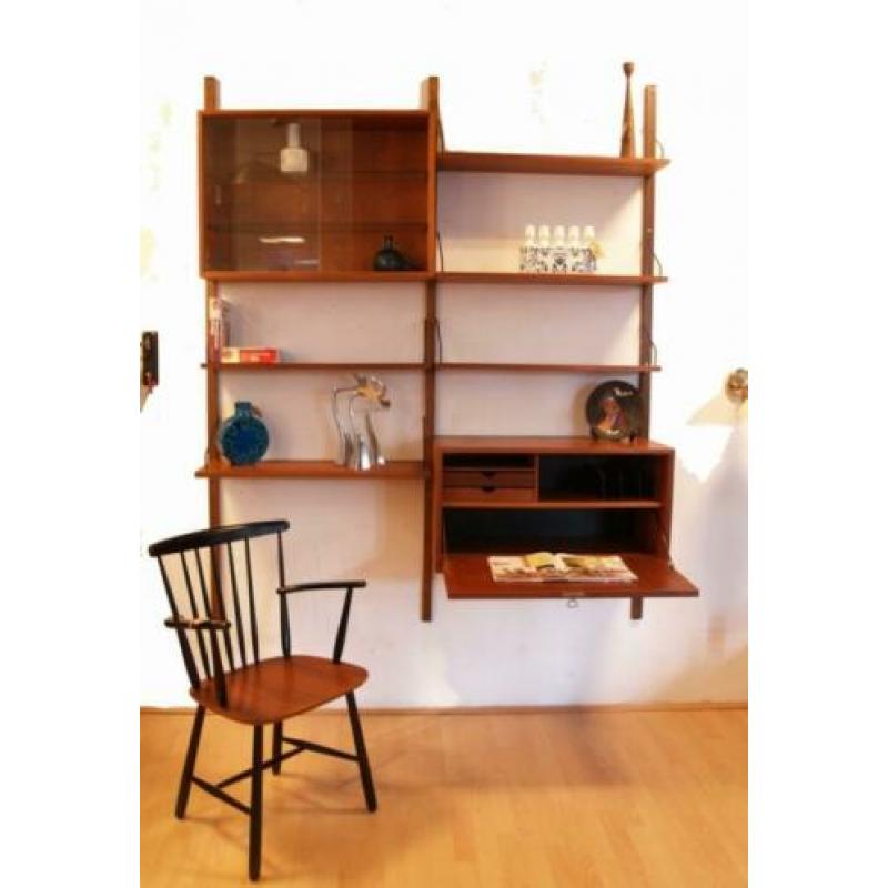 p) Poul Cadovius jaren 50 wandsysteem - Deens vintage design