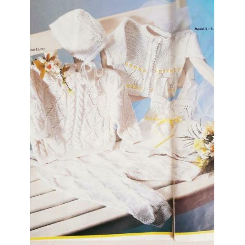 Patricia baby Retro haken breien mutsje sokjes vestjes