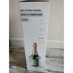 Champagne koeler 4 in 1 multi functioneel
