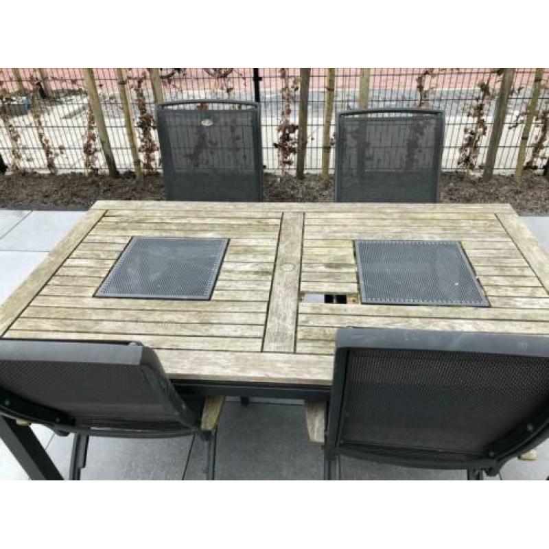 Hartman da vinci tuin set met 4 stoelen