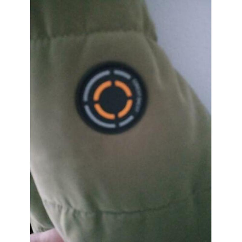 Covert Overt parka jas winterjas 42 XL olijfgroen