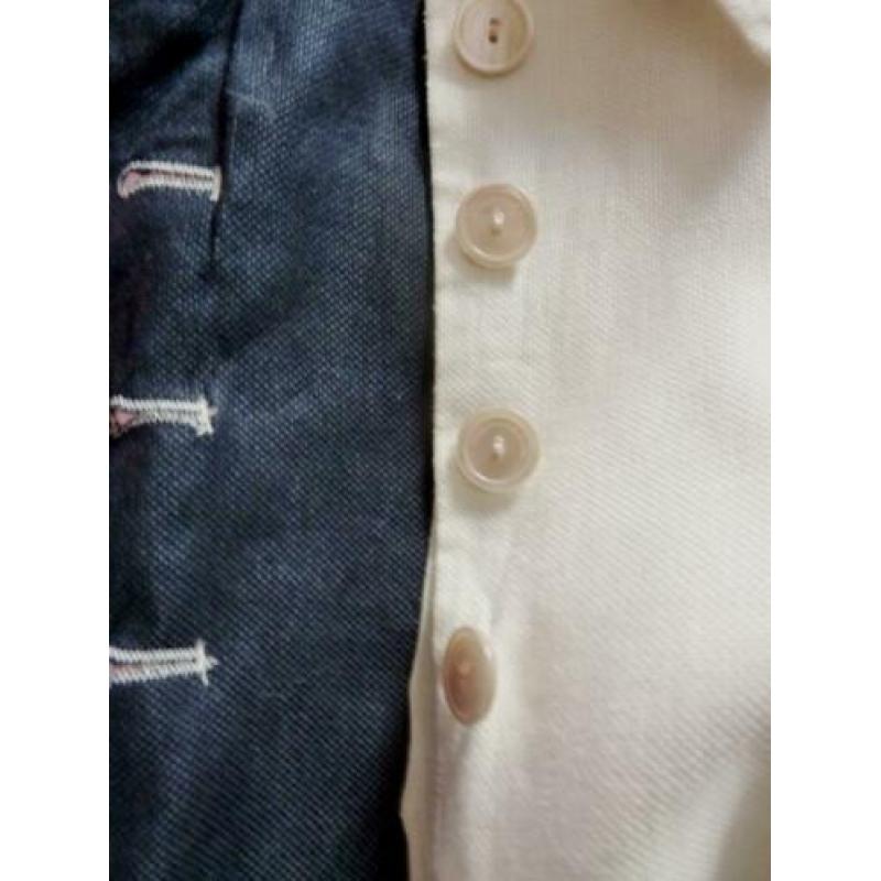 Roomwitte 100% linnen blazer van Josephine & Co