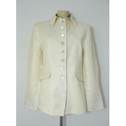 Roomwitte 100% linnen blazer van Josephine & Co