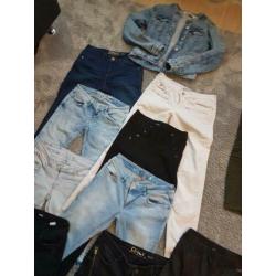 Partij 20 stuks dames merkkleding is jeans nieuw only enz