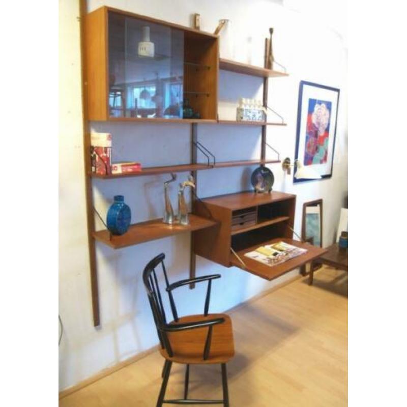 p) Poul Cadovius jaren 50 wandsysteem - Deens vintage design