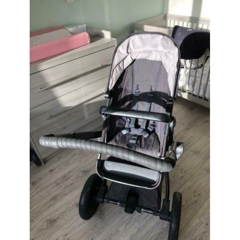 Joolz kinderwagen jeans look incl. diverse accessoires