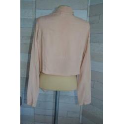 roze vest jasje van vero moda in maat M - q14