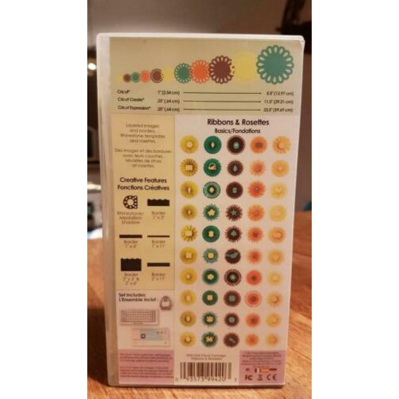 Cricut cartridge - ribbons & Rosettes