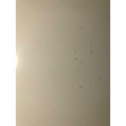 Hoogglans witte eettafel