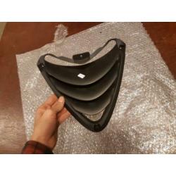 Piaggio Zip SP voorkap grill NIEUW mat zwart gril grille