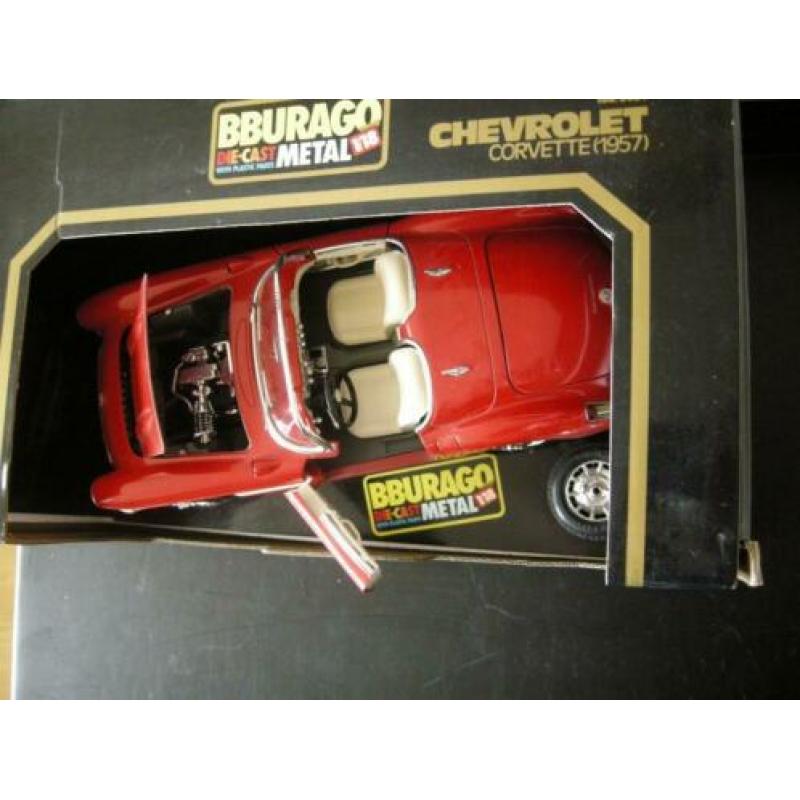 CHEVROLET CORVETTE 1957 miniatuur 1:18