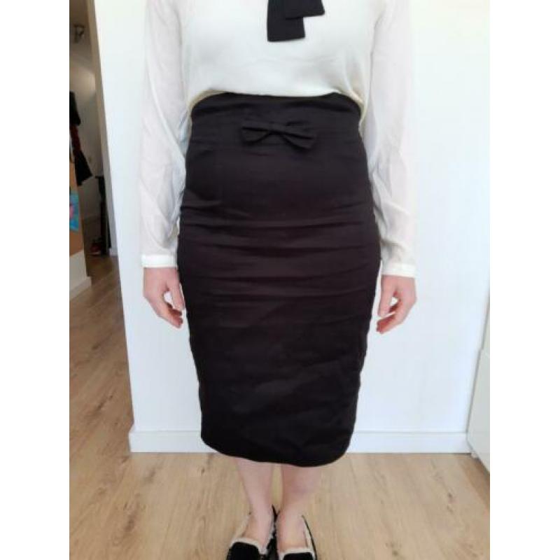Zwarte Vintage Diva rok