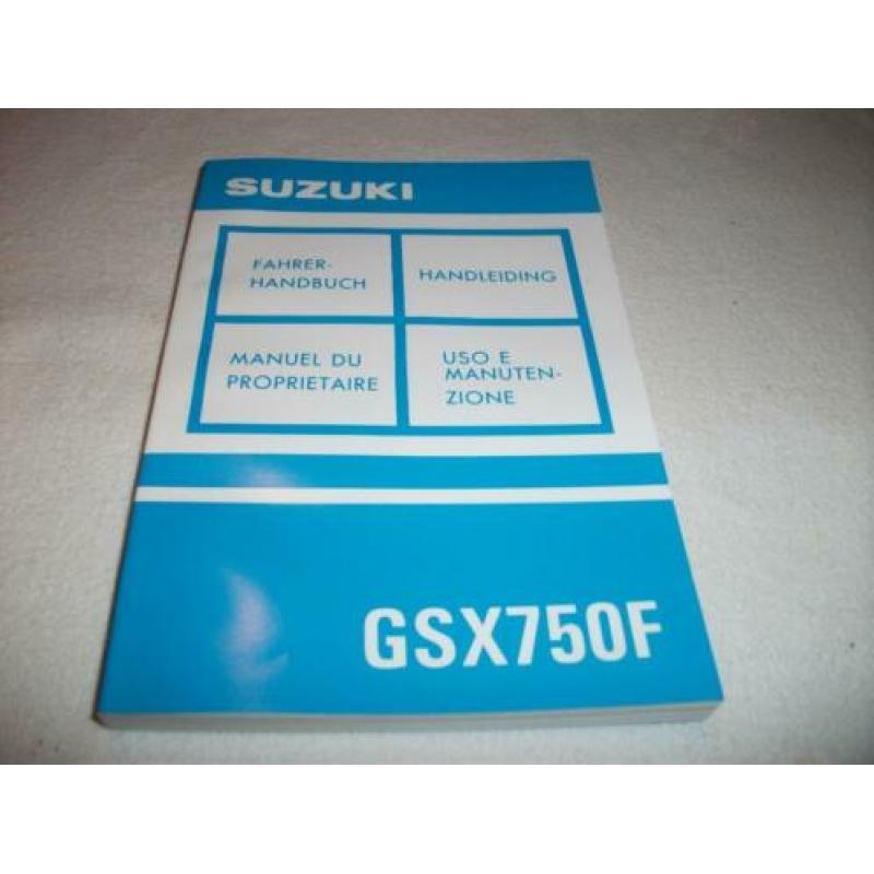Suzuki gsx 750f manual