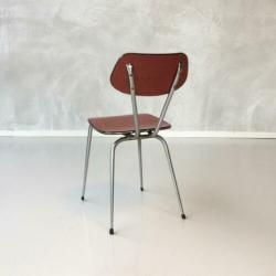 Jaren 50 keukenstoelen 3x vintage eetkamerstoelen retro