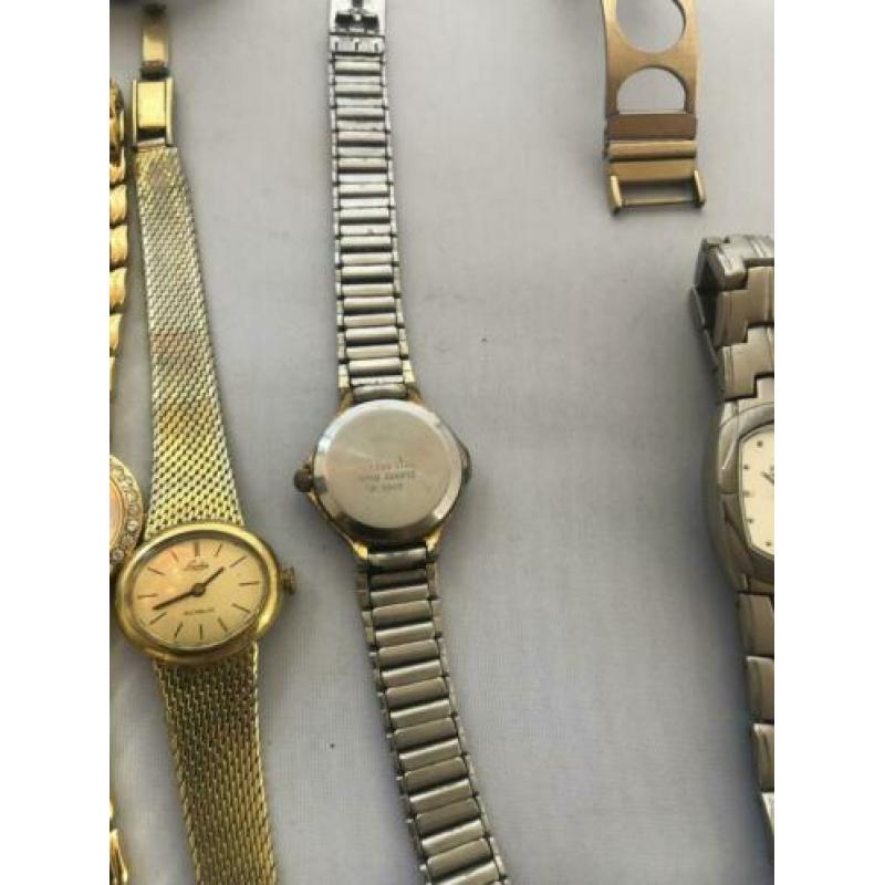 9 vintage dames horloges en 2 vintage herenhorloges