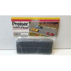 PREISER Natureal H0 1550 asfaltfolie in OVP t.e.a.b.