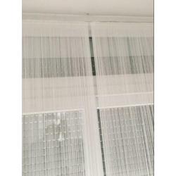 Draadgordijn hoog kwaliteit wit 300/240 cm B/H