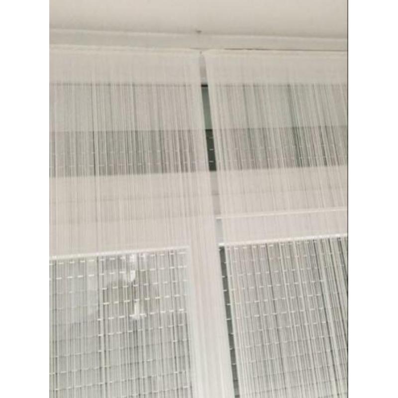 Draadgordijn hoog kwaliteit wit 300/240 cm B/H