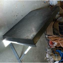 Industriële marmer blad, wandtafel, side table, werktafel