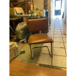 4 stoelen bruin sky